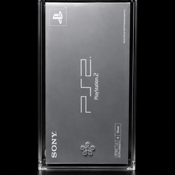 Case Acrílica Premium para PlayStation 2 Fat Silver