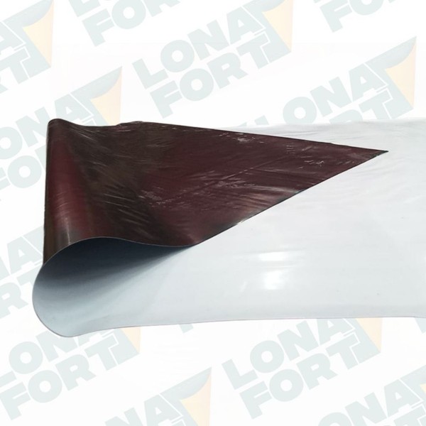 Lona Preta E Branca Dupla Face 200 micras 6x5m