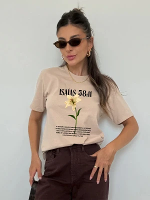 Camiseta Feminina Chocolate Estampa Isaías