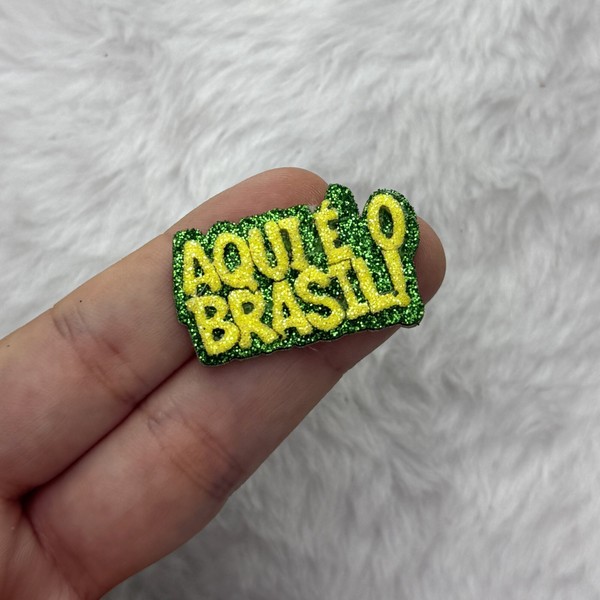 Adesivo Aqui é o Brasil - Copa - 6 unid 