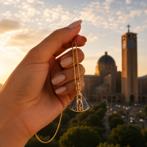 [COMPRE 1 LEVE 2] Colar Nossa Senhora Aparecida - Dupla Face™