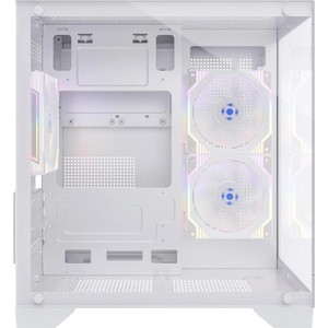 Gabinete Gamer Fortrek Clarity Frontal e Lateral em Vidro Micro ATX Branco