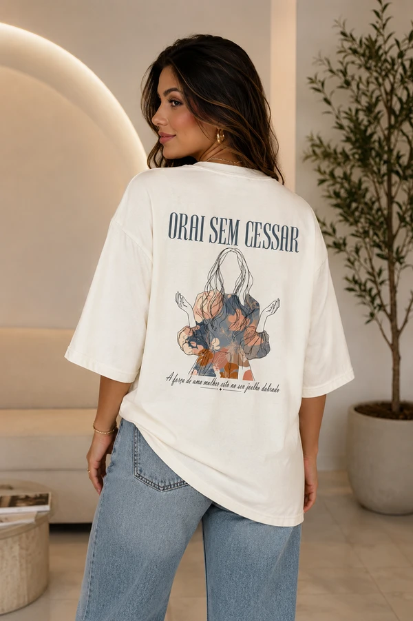 Oversized Alive Hope Unisexx - Orai sem cessar