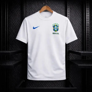 Camisa Brasil Torcedor Nike 2026 Branca Masculina