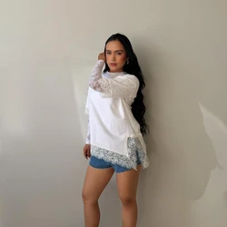BLUSA ALINE ALGODÃO RENDA