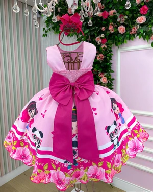 Vestido Temático - Luluca Rosa