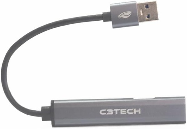 Hub C3Tech USB 3.0 4 Portas - HU-330SI