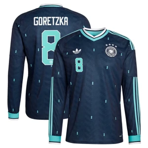 Camisa Seleção Alemanha Away 2026/27 Goretzka 8 - Manga longa