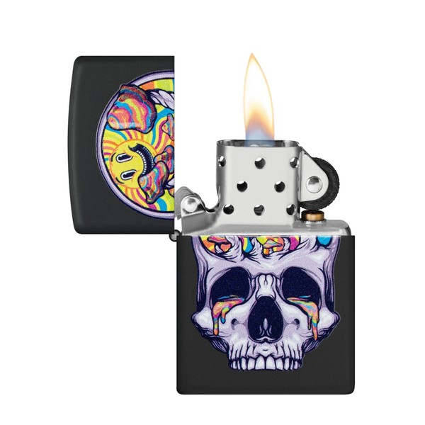 Isqueiro Zippo Skull Moon Design