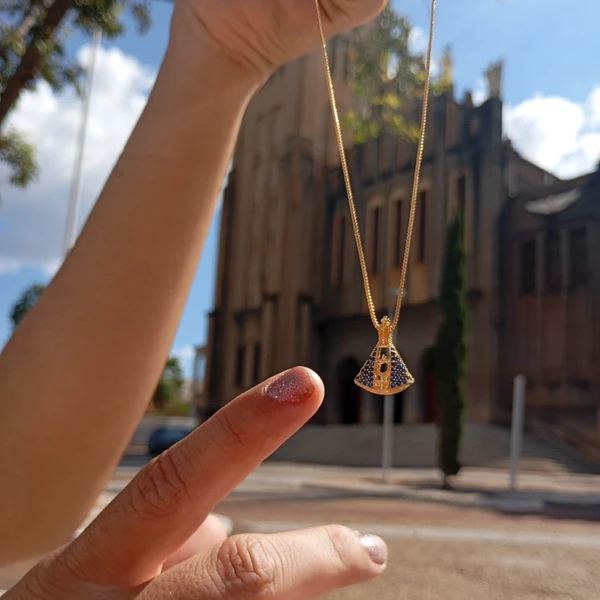 [COMPRE 1 LEVE 2] Colar Nossa Senhora Aparecida - Dupla Face™