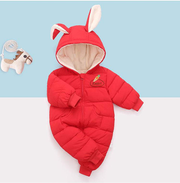 Macacão Inverno Com Enchimento Bebê  3-24 Meses