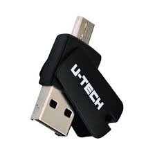 Pen Drive 3X1 8GB UTECH Preto - PDOTG