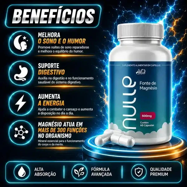 Nulle - Kit com 2 Frascos de 60 Cápsulas + Frete Grátis
