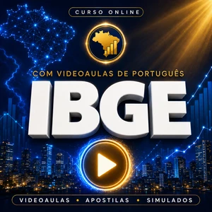 Curso IBGE | Videoaulas + Apostilas + Simulados