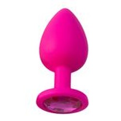Plug Silicone com Pedra