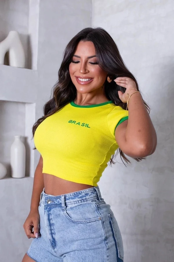 Cropped Aura Brasil