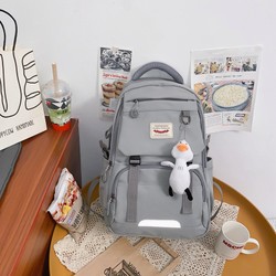 Mochila feminina multicamadas resistente de grande capacidade