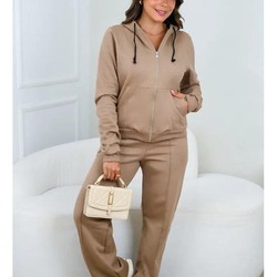 Conjunto Moletom Peluciado Urban Cappucino