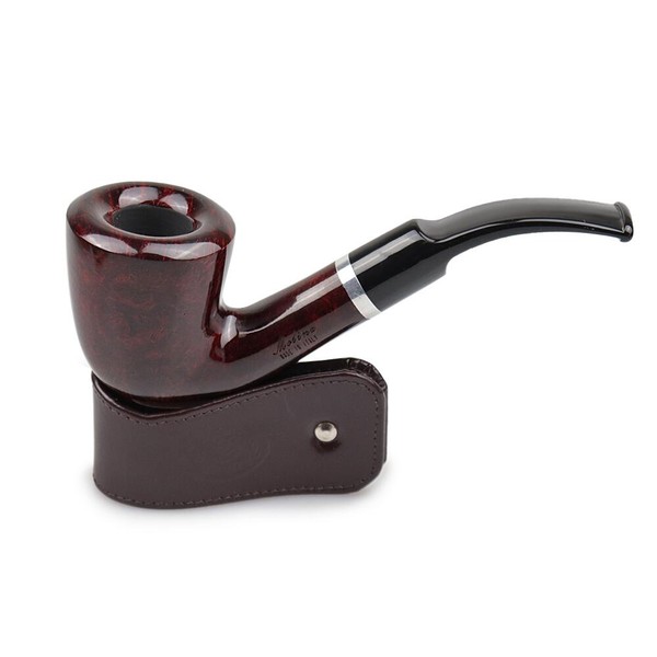 Porta 1 Cachimbo em Couro Europel - Café