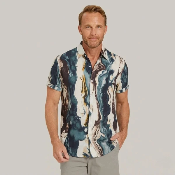 Camisa Vinser Azul Atlântico