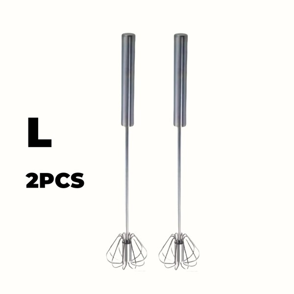 Batedor de ovos de aço inoxidável, misturador semiautomático durável para mistura de creme de ovo sem esforço, agitação e batida para cozimento de cozinha
