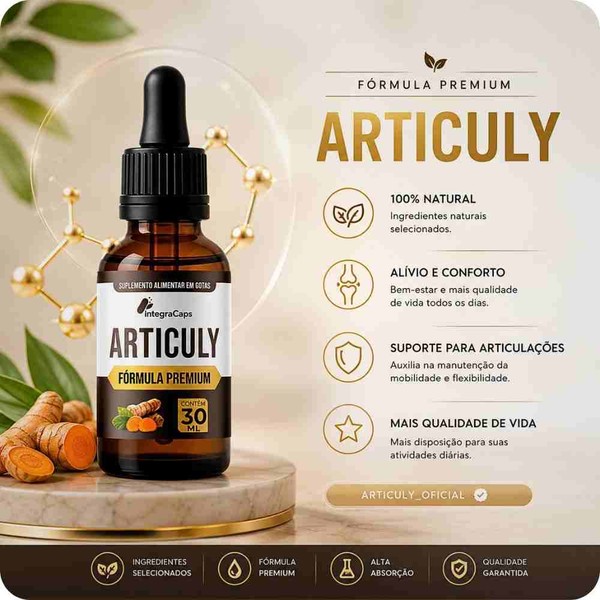Articuly - Retome sua rotina com mais mobilidade, conforto e leveza - Oferta com 3 frascos