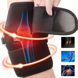 Joelheira Elétrica com Aquecimento USB Ajustável para Conforto Diário