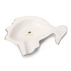 Cinzeiro de Porcelana para 1 Charuto Cohiba - Branco