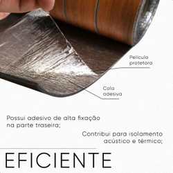 Painel Ripado Adesivo Flexível 40cm x 3 Metros