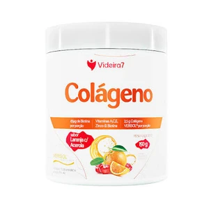 Colágeno Hidrolisado tipo II sabor Laranja c/ Acerola 200g - Videira7