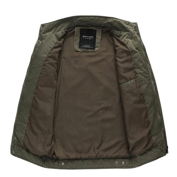 Jaqueta Militar Masculina Plus Size M-6XL - Algodão e Poliéster