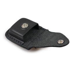 Porta Isqueiro Zippo em Couro - Preto