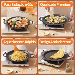 Grilux - Panela Coreana Revestimento Antiaderente Premium  - Entrega Grátis