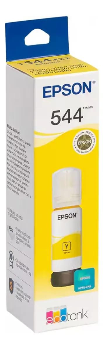 Refil de Tinta Epson T544 Amarelo - T544420-AL