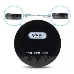 Caixa De Som C/ Sub Pc Notebook Knup Com Receptor Bluetooth