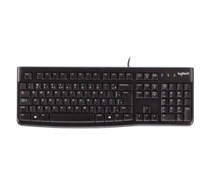 Teclado USB Logitech K120 ABNT2 Preto