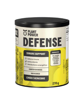 DEFENSE - LIMÃO E GENGIBRE - 270G - PLANT POWER