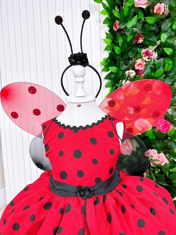 Vestido Temático - Joaninha