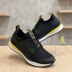 TENIS NEW SPORT PRETO/AMARELO KLIN INFANTIL 480003 