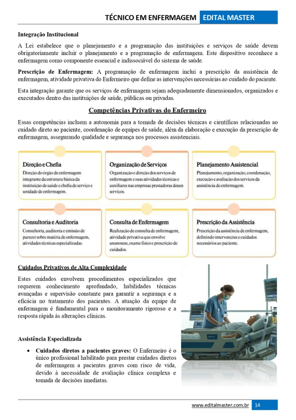 Técnico em Enfermagem - Ministério da Saúde