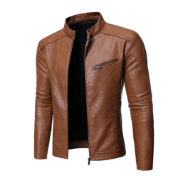 Jaqueta Masculina de Couro Madrid