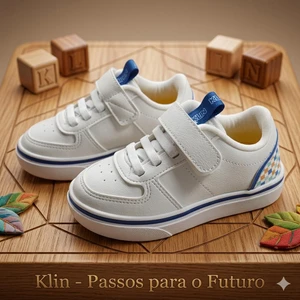 TENIS FREESTYLE MINI BRANCO/ROYAL/LARANJA KLIN 260067 