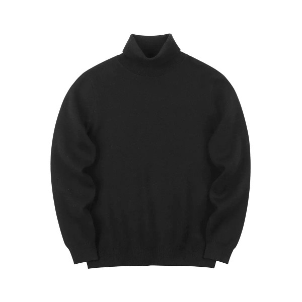 Suéter Masculino Tricô Gola Alta