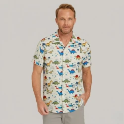 Camisa Vinser Jurassic Branco