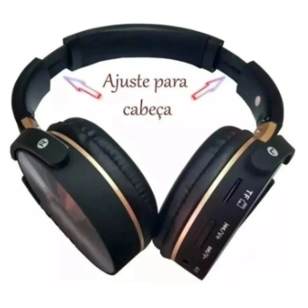 Fone de Ouvido Bluetooth Sem Fio  JB 950  Radio FM Mp3 Cartão Memória