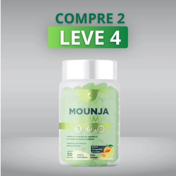 Mounja Gummy - 10% de Desconto no Pix + Frete Grátis