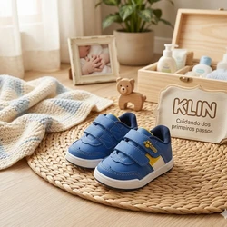 16616 SAPATO TÊNIS INFANTIL BABY FLYER KLIN AZUL/AMARELO 