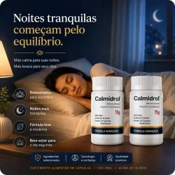 Calmidrol - Reconquiste a paz que a rotina agitada te tirou. - Kit com 2 frascos