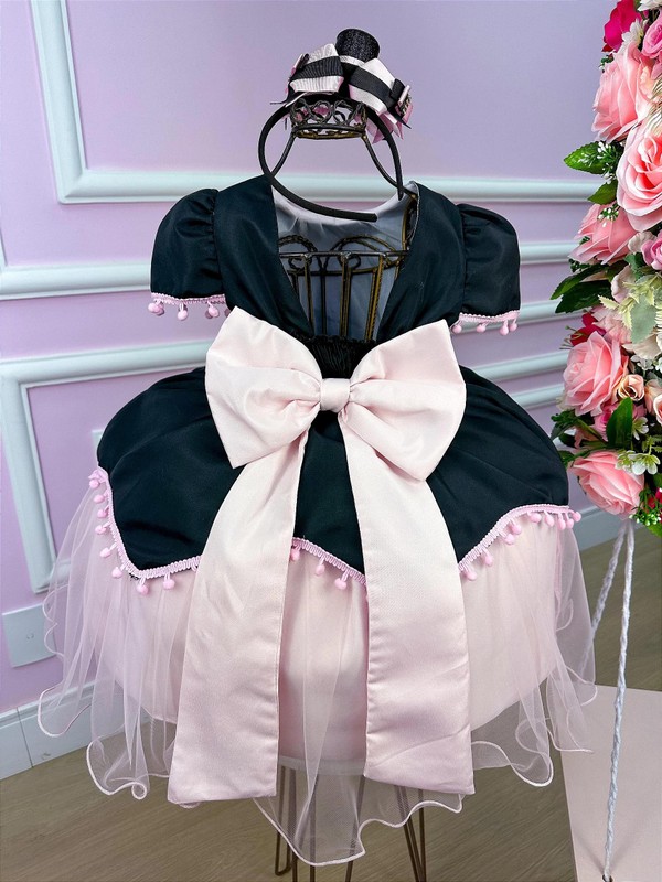 Vestido Fantasia Luxo - Mundo Bita Preto