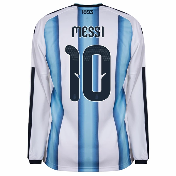 Camisa Seleção Argentina Home 2026/27 Messi 10 - Manga longa